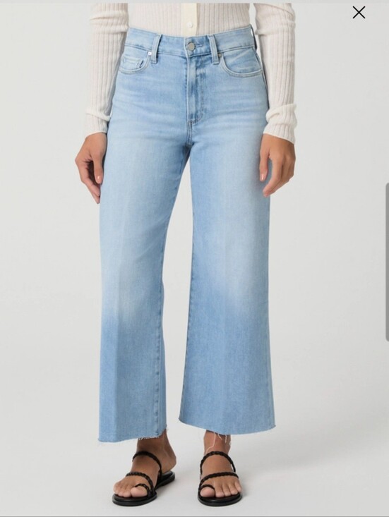 PAIGE Denim - 🛍 NWT Paige Anessa Park Avenue Wide Leg Jean High-rise Relaxed Denim Size 26P